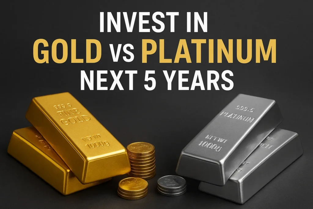 invest in gold vs platinum next 5 years